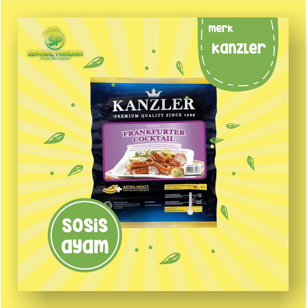 

KANZLER frankfuter cocktail 500gr