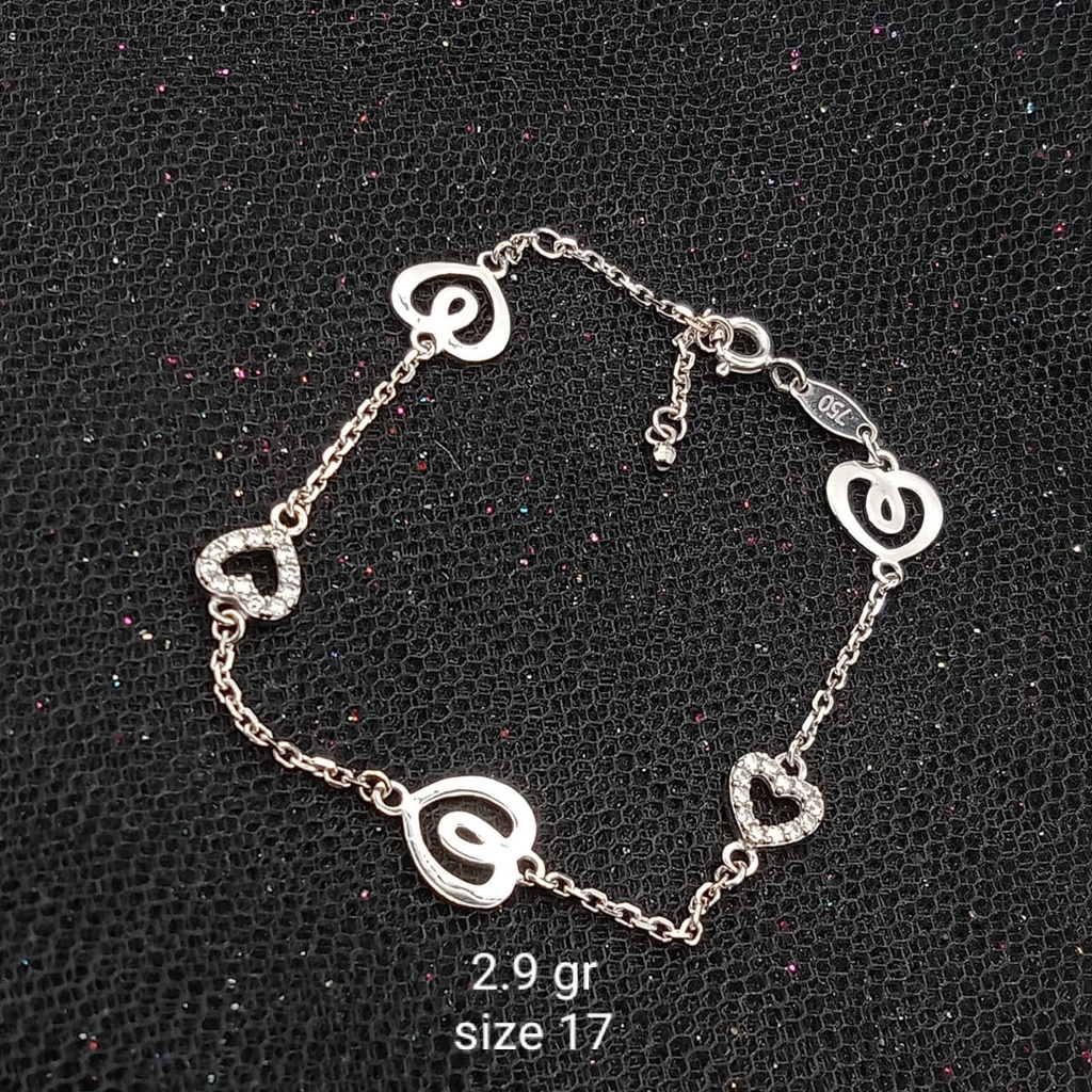 Gelang emas 17K - 2.9 gr kadar 750 - 3717