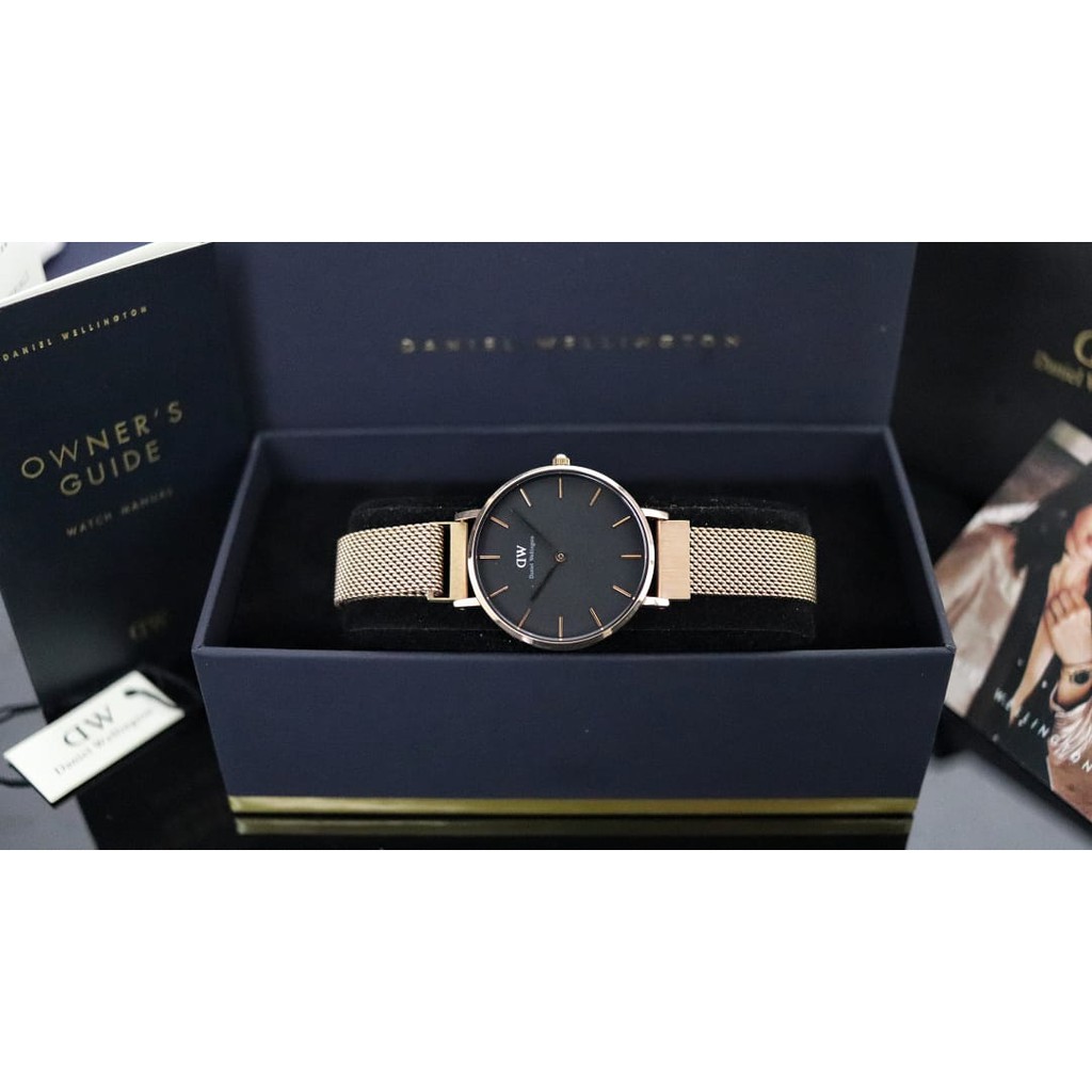 Jam Tangan Water Resist Wanita Cewek DW Daniel Wellington Tali Rantai Pasir Magnet