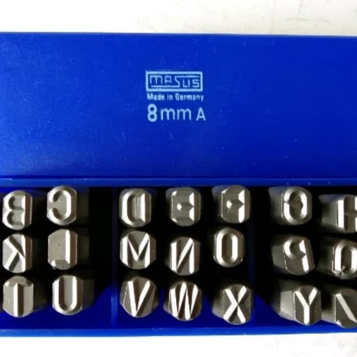 

MASUS Germany Huruf Ketok 8 Mm Stamp Punch Letter A - Z