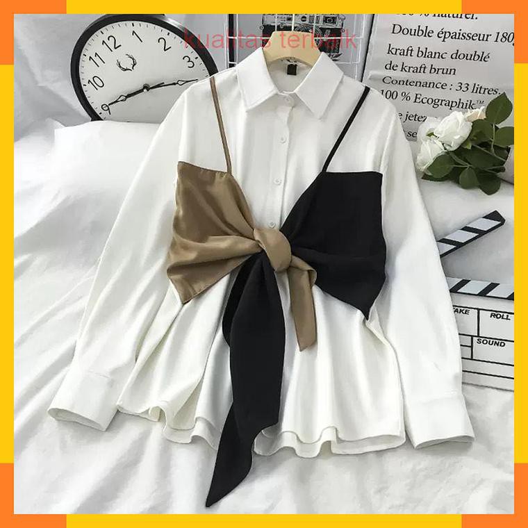 Magnolia Top Atasan Blouse Variasi Tali Fashion Muslim Wanita