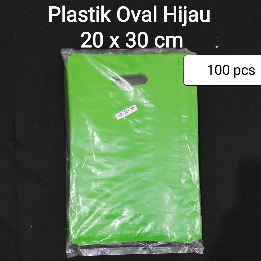 HD oval Polos Uk 20x30 (10 bks), kantong plastik baju HD plong