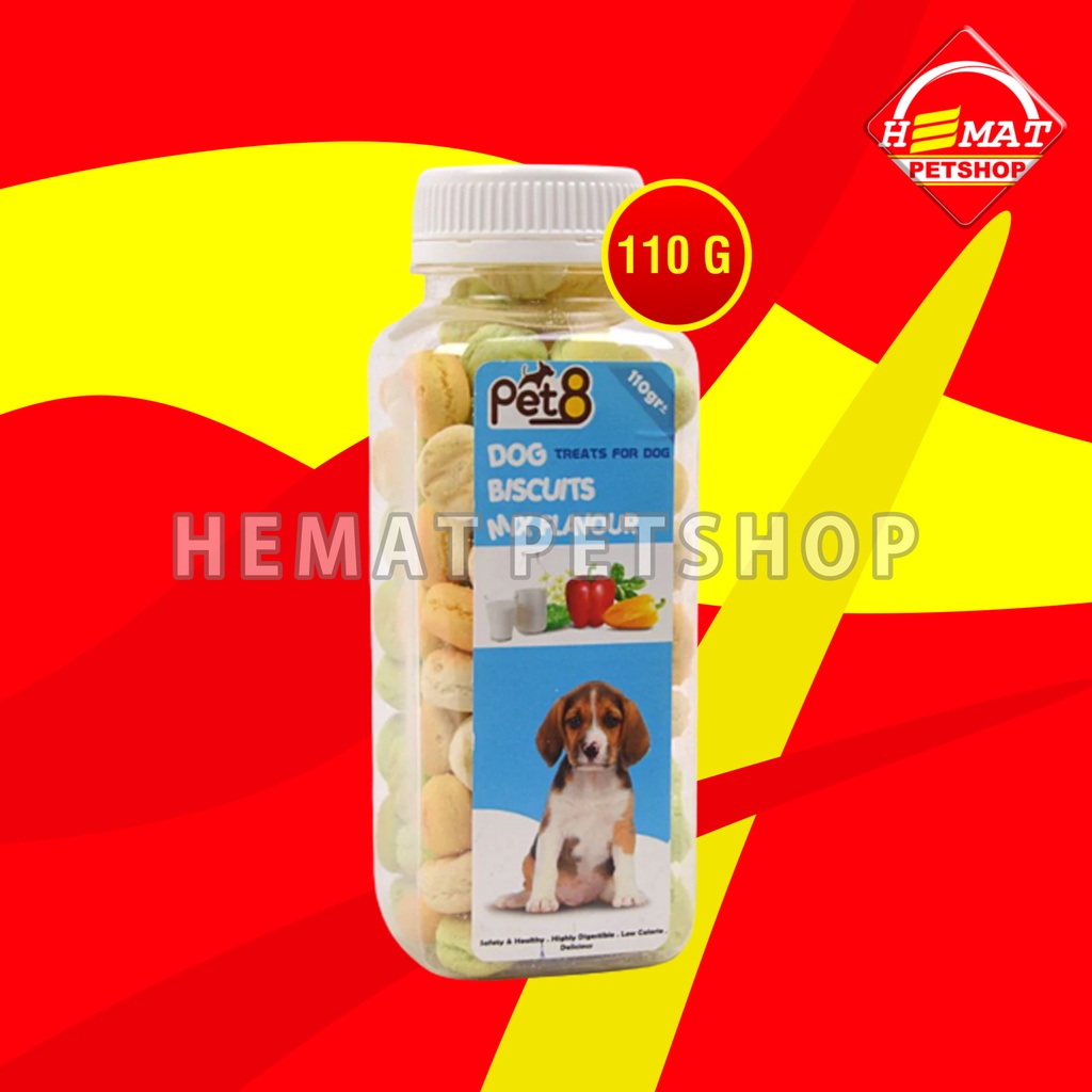 Dog Snack Biscuit Biskuit Cemilan Anjing Adult Puppy 110 Gram