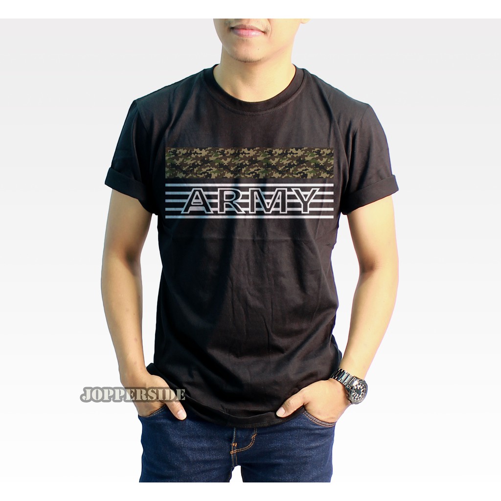 JOPPERSIDE TSHIRT KAOS DISTRO ARMY LORENG PRIA ORIGINAL PREMIUM TS15