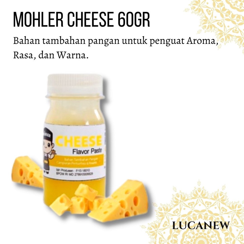 

PROMO TERBARU!!! lucanew✅ MOHLER Möhler Flavor Paste CHEESEE - Pasta Perisa & Pewarna RASA KEJU 60Gr | Pasta perisa pewarna CHEESEE / CHEESEE CAKE MANI/ Bakery, Confectioneries, Candies, Ice Cream, Cake, Puding, Minuman DLL TERLARIS