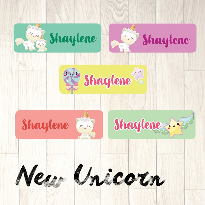 

STIKER LABEL NAMA NEW UNICORN