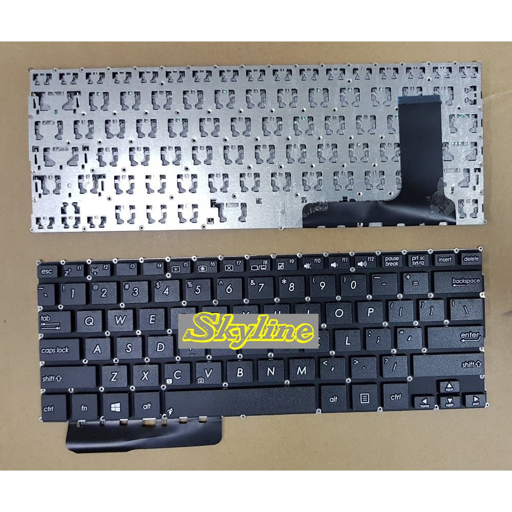 Keyboard Laptop Asus E202 E202s E202sa E202m E202ma X205 X205t X205ta Hitam