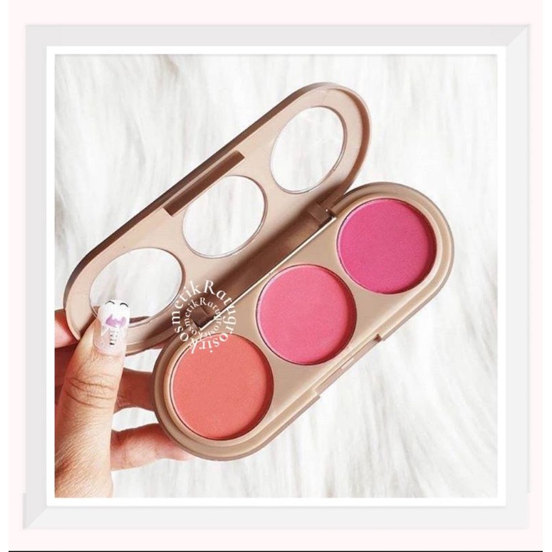 [ECER] BLUSH ON NKD ISI 1/2/3 WARNA+BRUSH