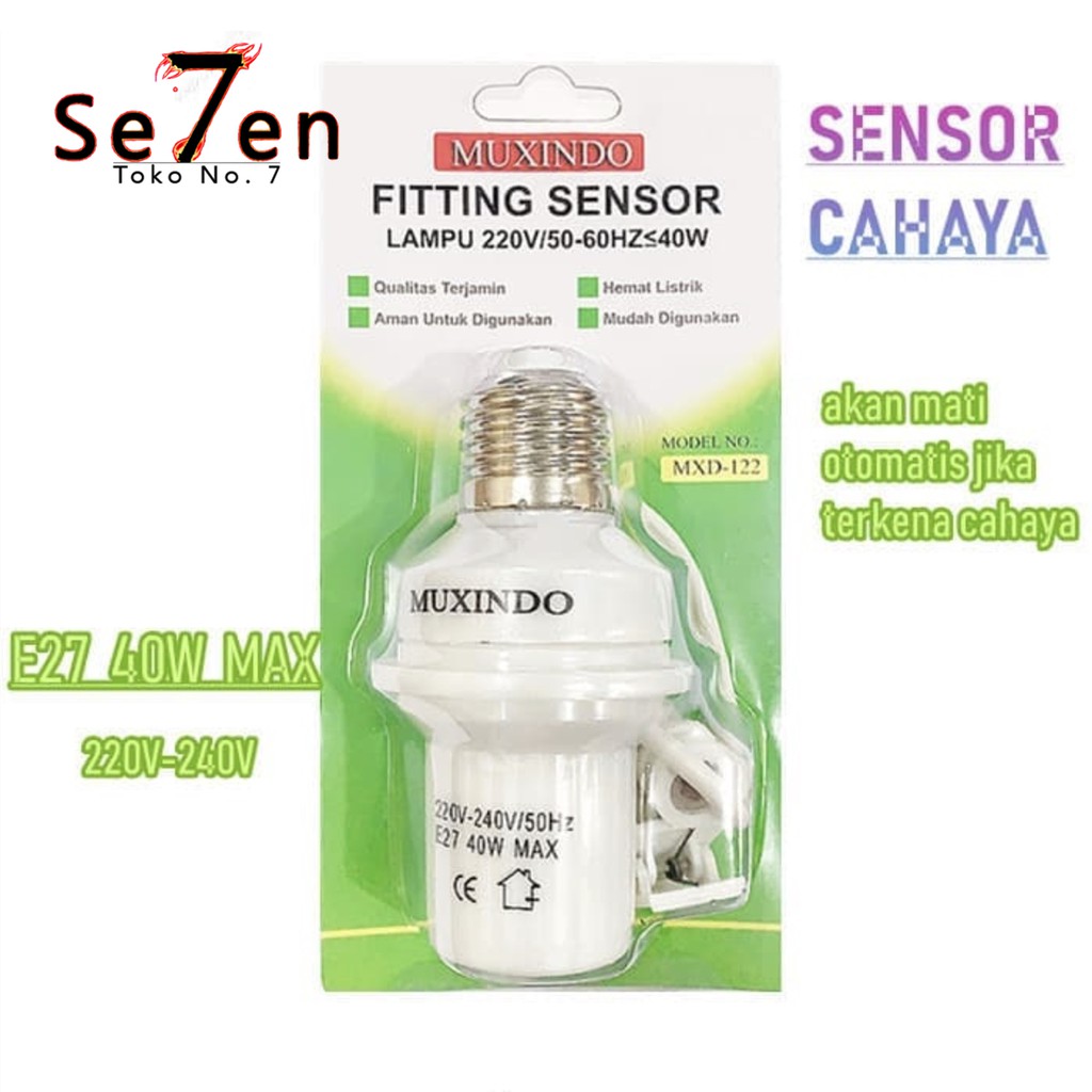 Fitting Lampu Sensor Cahaya Otomatis Untuk Segala Lampu 122