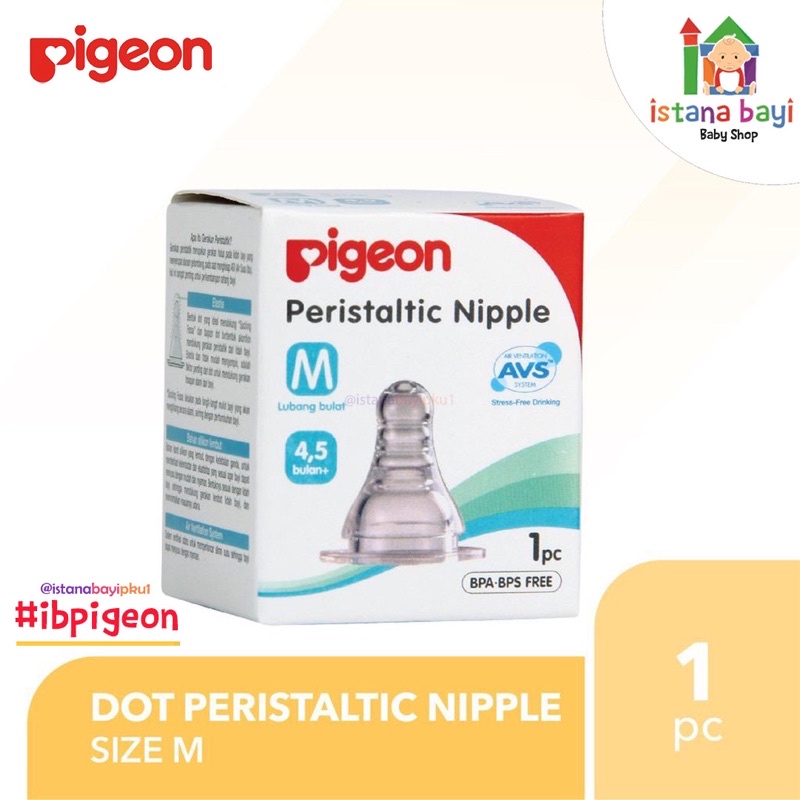 PIGEON Slim Neck Nipple / Dot Bayi - Pigeon Nipple/empeng bayi