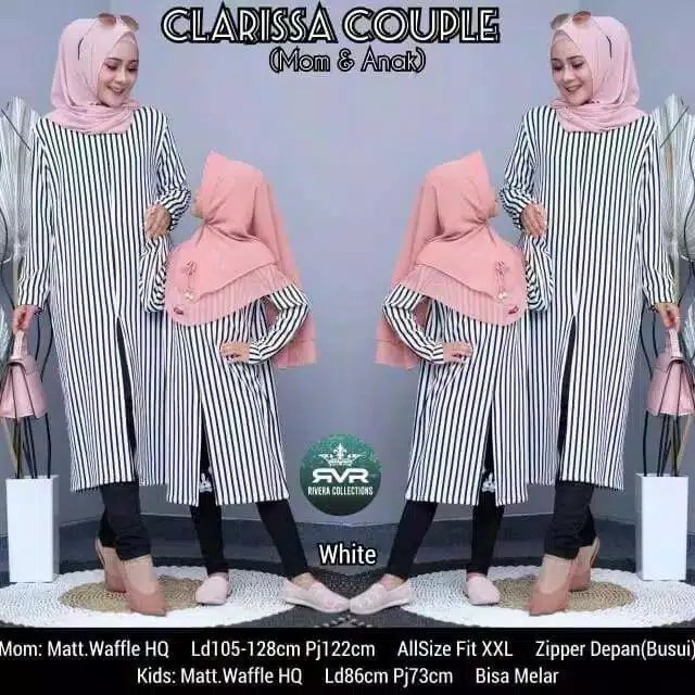 Clarissa couple ibu dan anak // tunik ibu dan anak // tunik murah / tunik couple murah dan adem