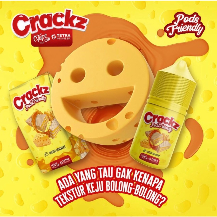 Crackz V3 Pod Friendly Cheese Crackerz 30ML by Tetra x Vape On