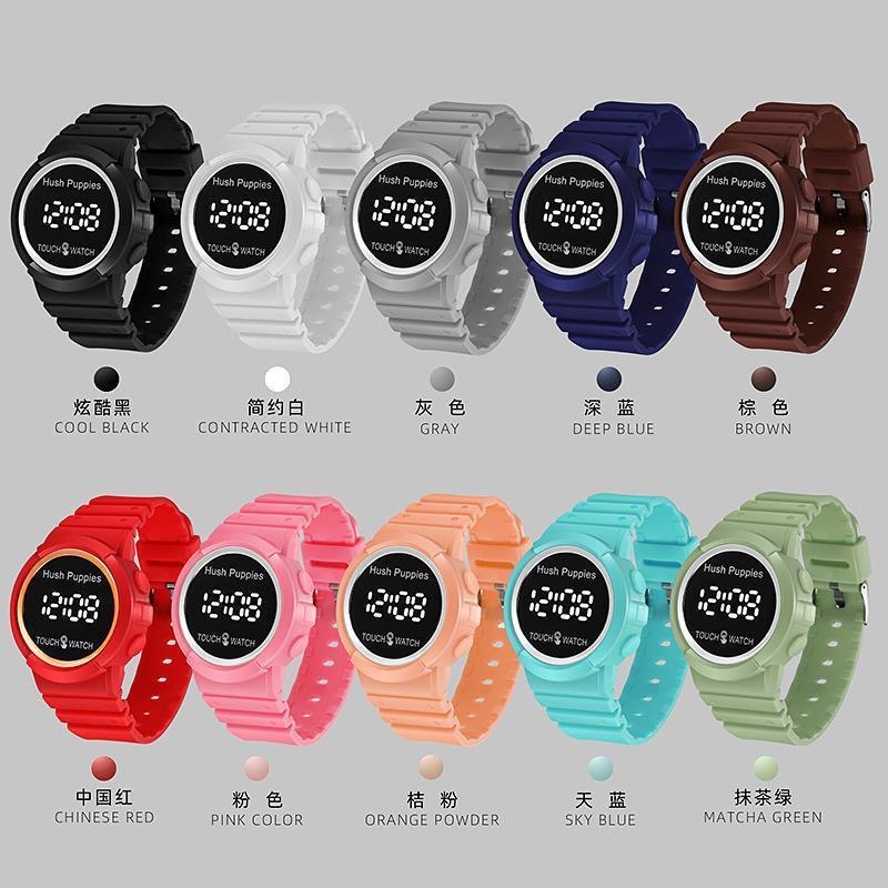 COD Jam Tangan LED Digital Pria Wanita Rubber Fashion Couple Anak Remaja Import Premium W214