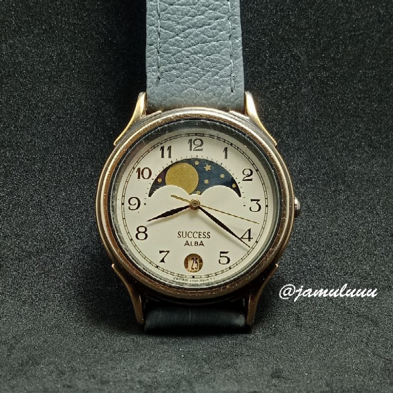 Jam Tangan Alba Moonphase V338-6A90 - Second