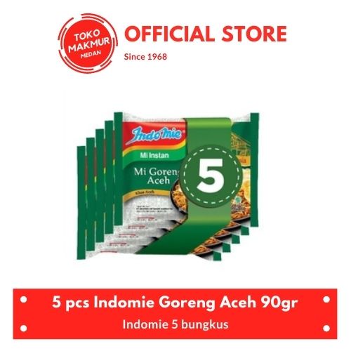 5 PCS INDOMIE GORENG ACEH 90GR