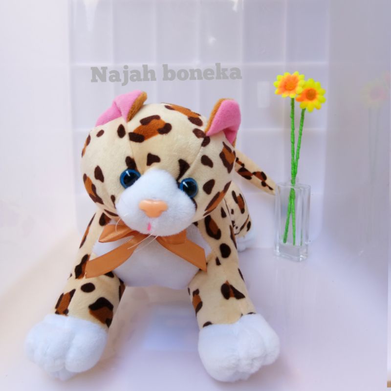 Promo Bayar Dirumah shopee 7.7 Boneka Kucing/Macan/tiger kucing belang lucu SNI murah