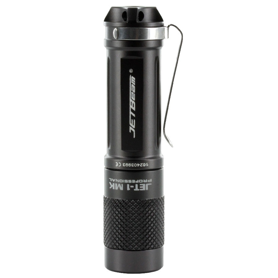 JETBeam Jet-1 MK Tiny Flashlight Senter LED CREE XP-G2 480 Lumens - Black