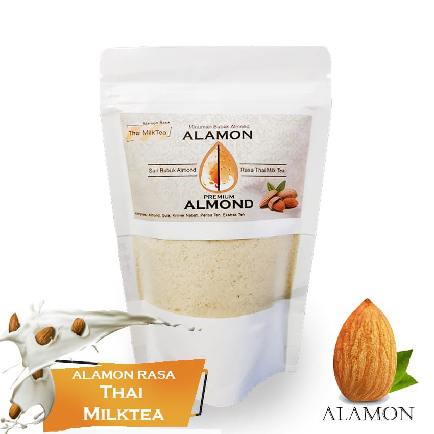 

Susu Almond Bubuk - Alamond - Rasa Thai Milk Tea | ASI BOOSTER | Minuman Kesehatan