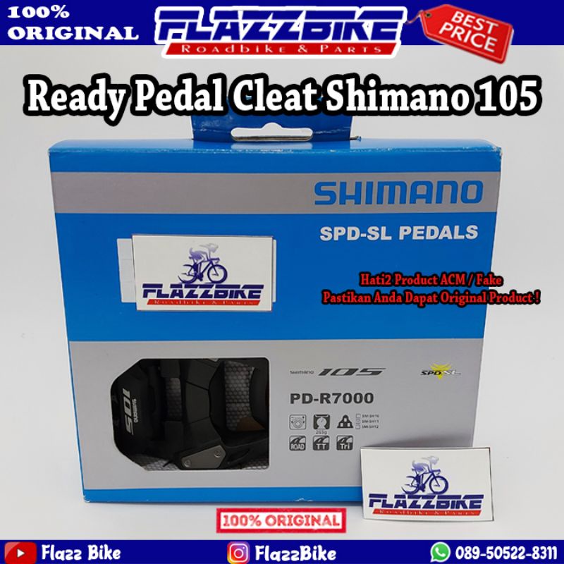 PEDAL SHIMANO 105 R7000 Carbon - Cleat R 7000 Black