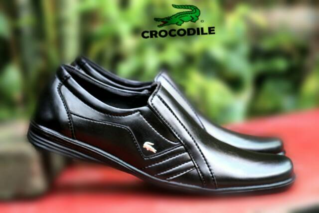 Cod Siap Kirim Sepatu Pria Crocodile Pantopel / Kerja Formal Kantoran Murah.,.09