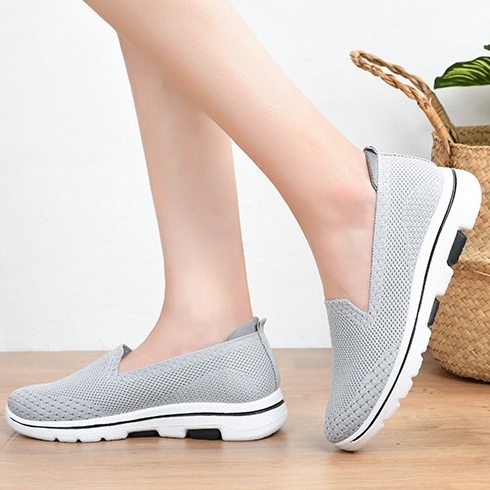 TBIG Size 36 - 41 Sepatu Slip On BQSHOES Import Shoes Wanita Sepatu Korea Style Sekolah Kuliah