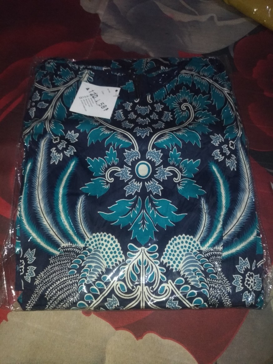 Gamis Muslim Fashion – Gamis Batik Wanita 120 -2