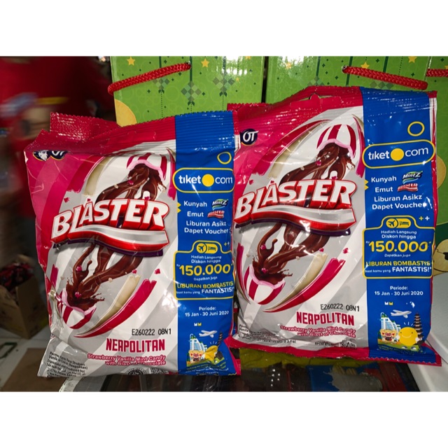 Permen Blaster Neapolitan isi 50 pcs