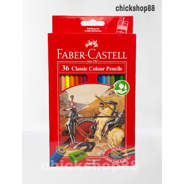 

Pensil Warna Faber Castell isi 36 warna - Original