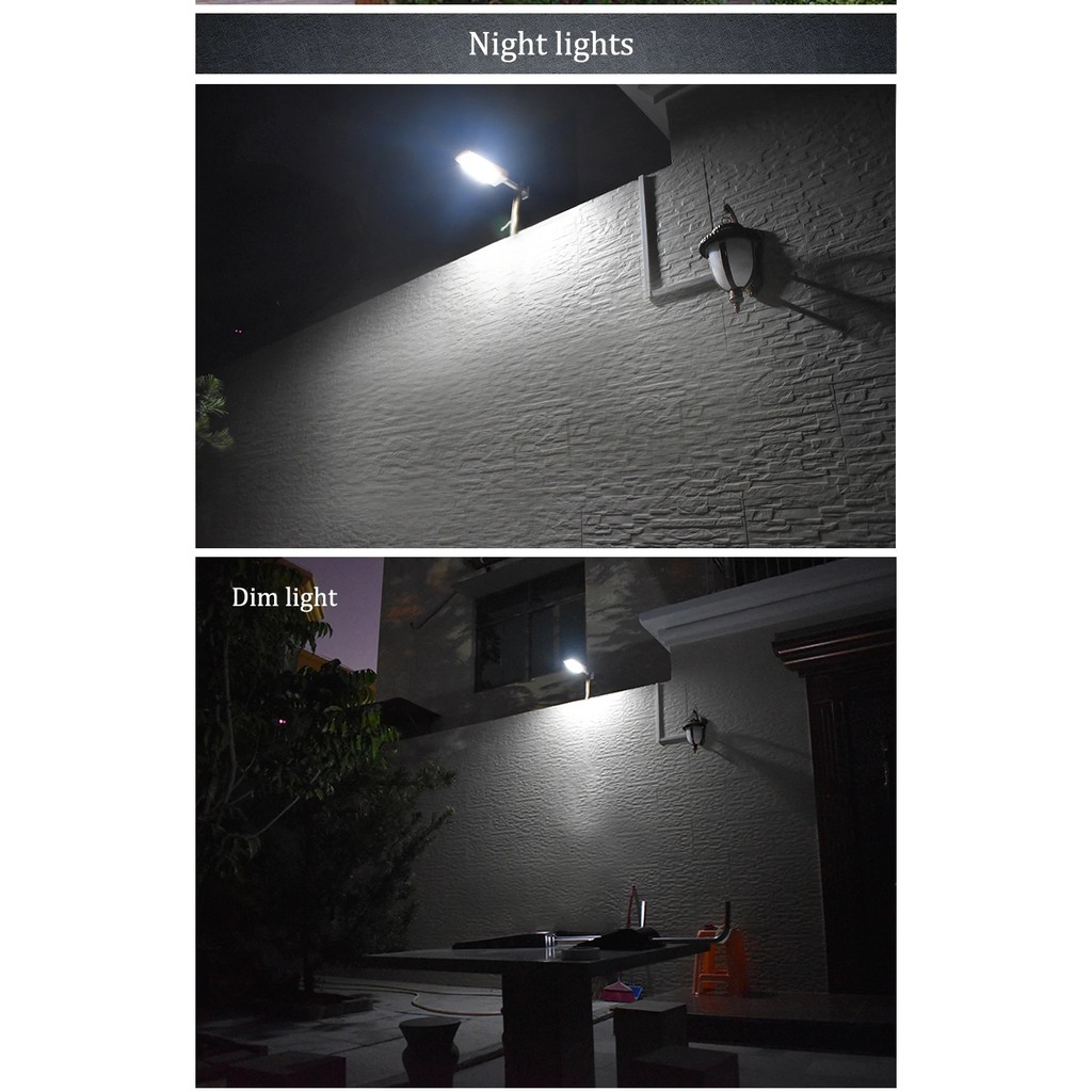 63 HBT-1619 - 900 Lumens Rotatable Motion Sensor 48 LED Solar Lamp Light