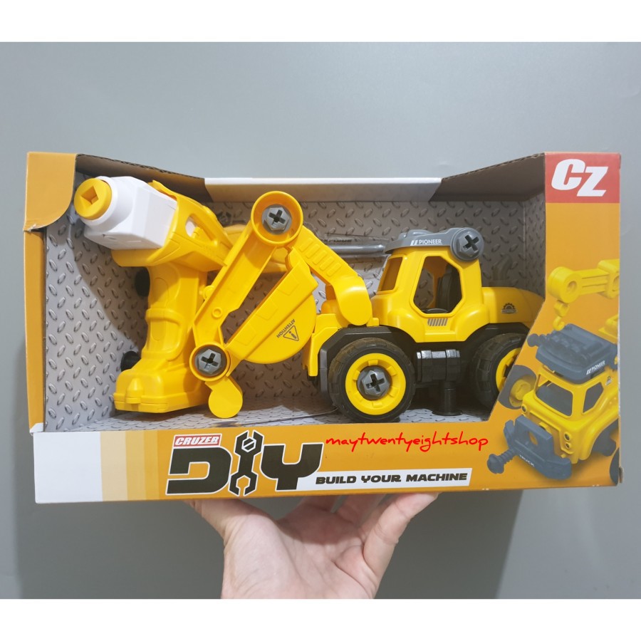 Mainan Mobil Truk Toys Kingdom Cruzer DIY Truck Excavator Sound / Mainan Rakit Truk / Kado / Diecast
