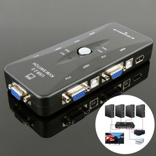 USB KVM SWITCH 2 Port &amp; 4 Port