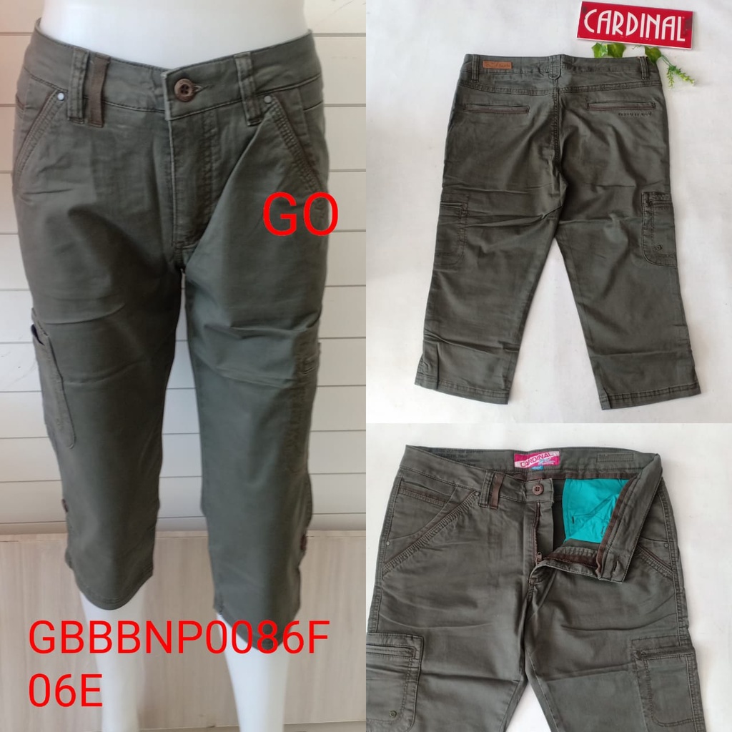 gof CBK CARDINAL CELANA BAHAN 7/8 KEMPOL Cewek Celana Cewek Bahan Bawahan Wanita