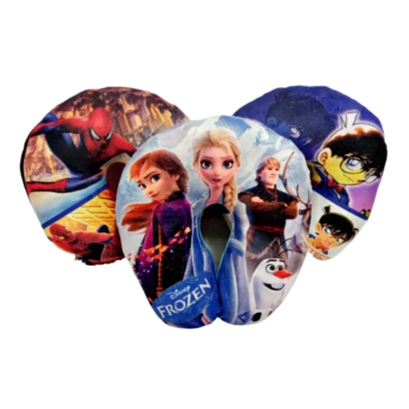Bantal Leher Custom Anime Elsa Spiderman Conan | Bantal Leher Custom
