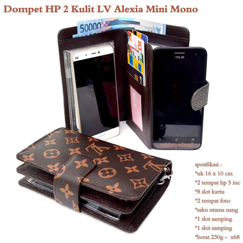 Dompet hp murah alexia kulit lv mini 2hp up to mono ↘↘↘ Save 40%