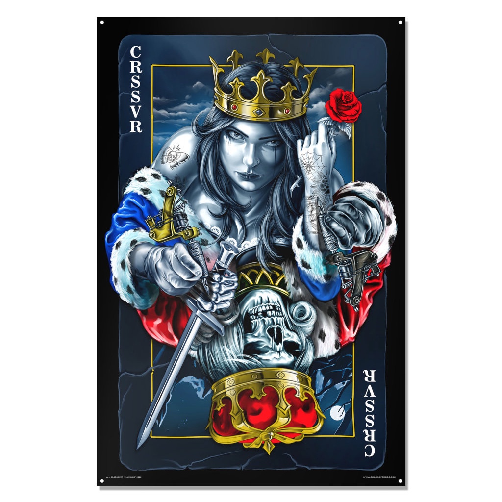 FLAG BANNER CROSSOVER PLAYCARD