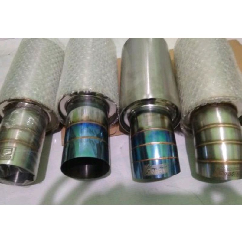 Knalpot Mobil HKS JS Racing Stainless Brio Freed Jazz Yaris Vios Agya Sirion City HRV Mobilio Livina