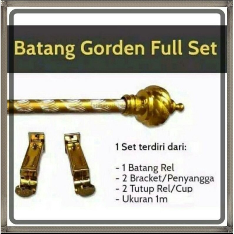 0BESI BATANG GORDEN FULL SET | TIANG GORDEN | REL TIANG HORDENG | GAGANG