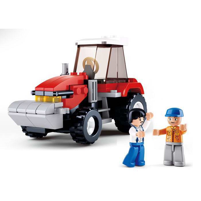 Mainan Lego Sluban Town Farm Farmer Tractor M38-B0556 Original Import Kualitas Bagus Super Murah