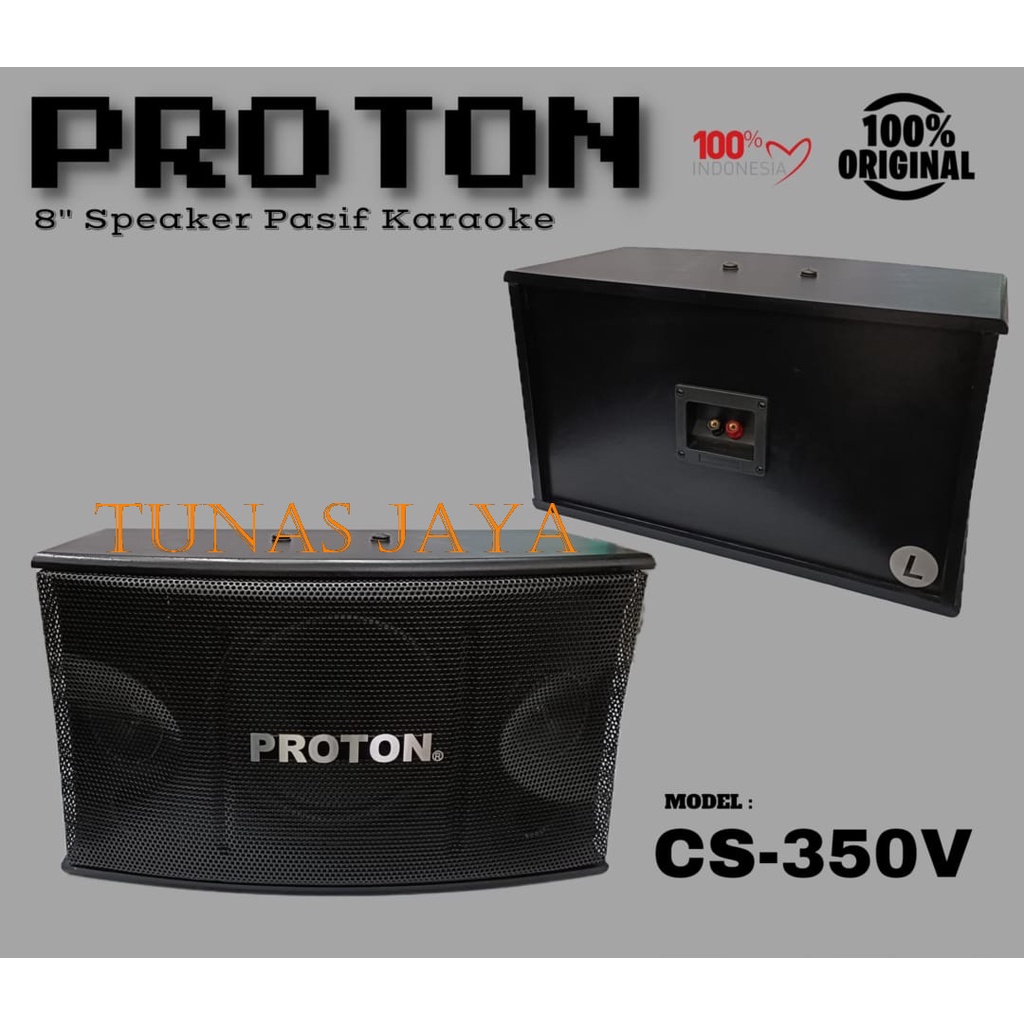 SPEAKER PASIF 8 INCH PROTON CS 350V  PROTON CS350V SEPASANG