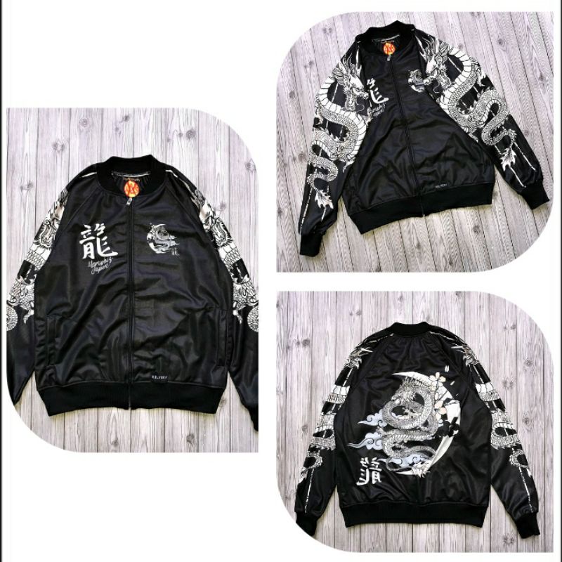 varsity jaket baseball pria wanita sukajan terbaru real pic original