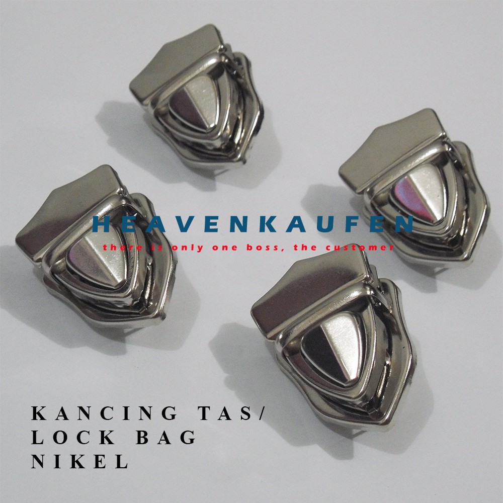 Kancing Tas Clutch Type Sodok (Lock Bag)