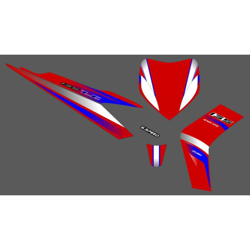 Striping exciter 135 old / striping mx old 135 transparan