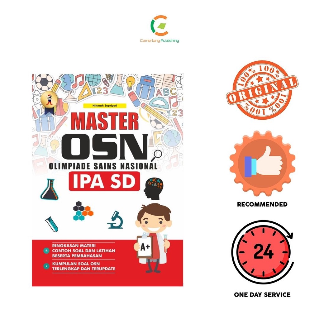 BUKU IPA SD - Buku Master OSN IPA SD - Original