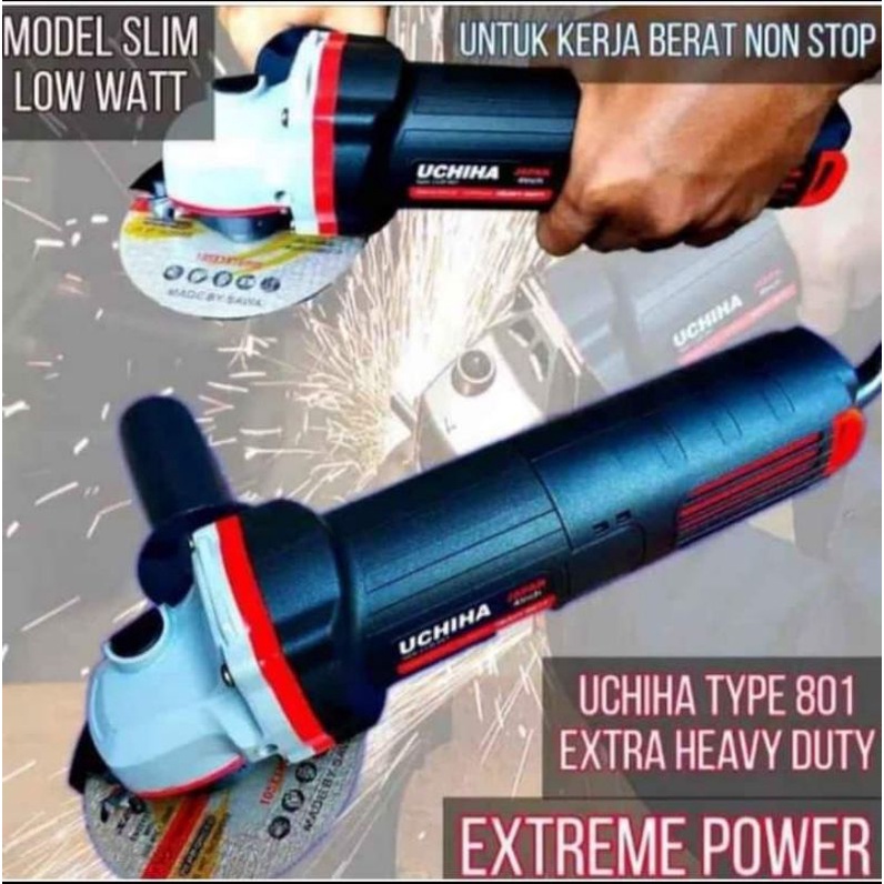 UCHIHA Type 801 mesin gerinda tangan angle grinder japan gergaji besi keramik