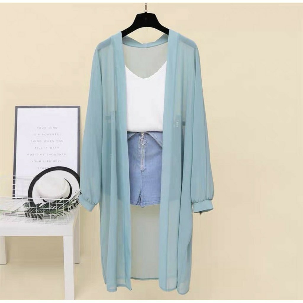 Tq888indonesia Fashion Cardigan Wanita Terbaru / Cardi Farra Long / Cardigan Cewek Terbaru / Outer Wanita / Baju Luaran Cewek