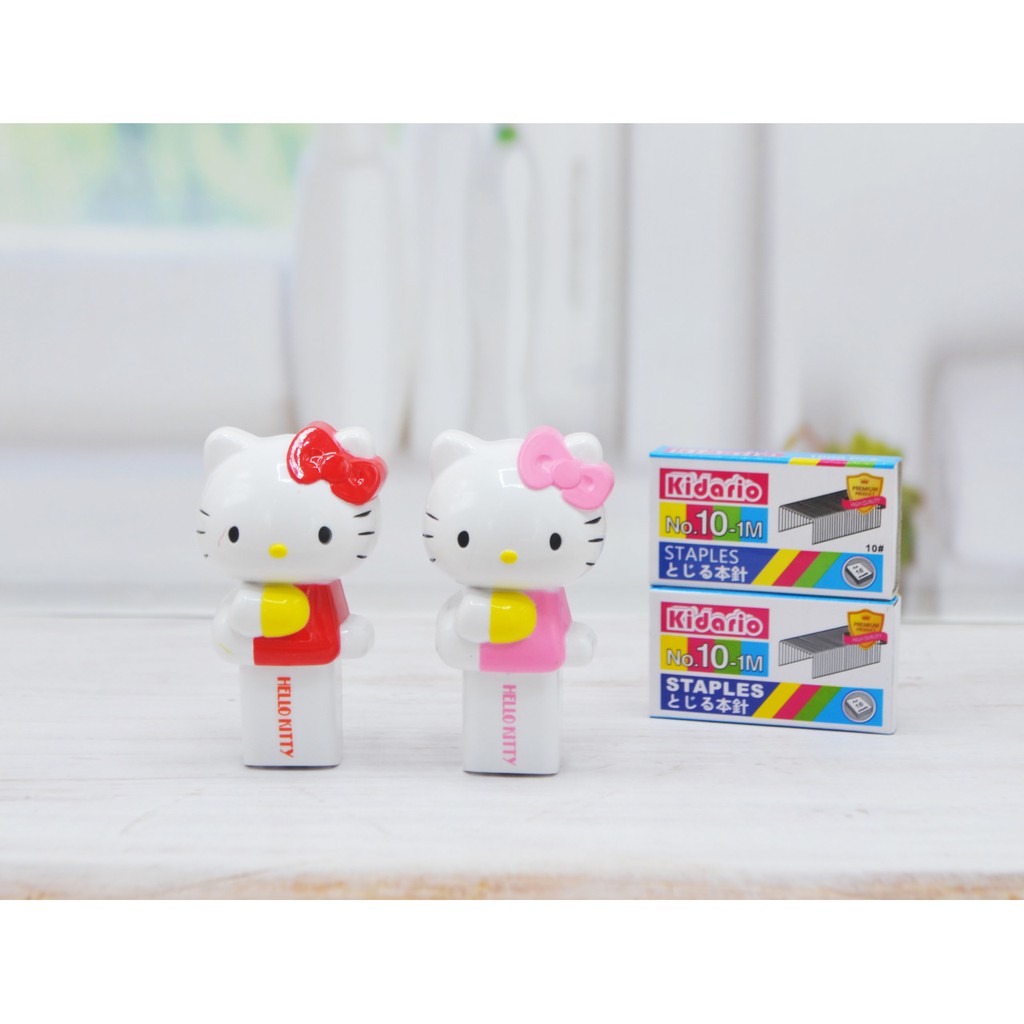 

STAPLES HELLO KITTY MINI STAPLER HELLO KITTY KECIL