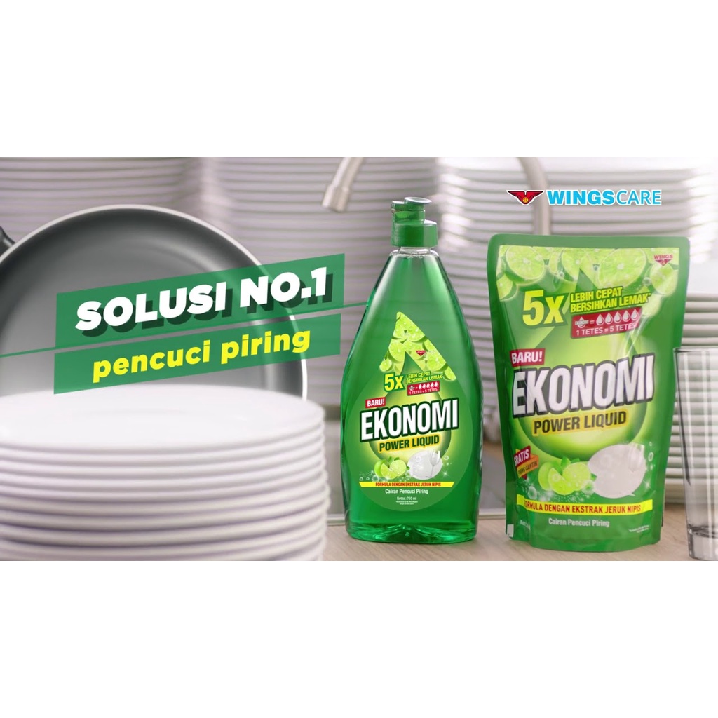 ekonomi power liquid /sabun pencuci piring 780ml