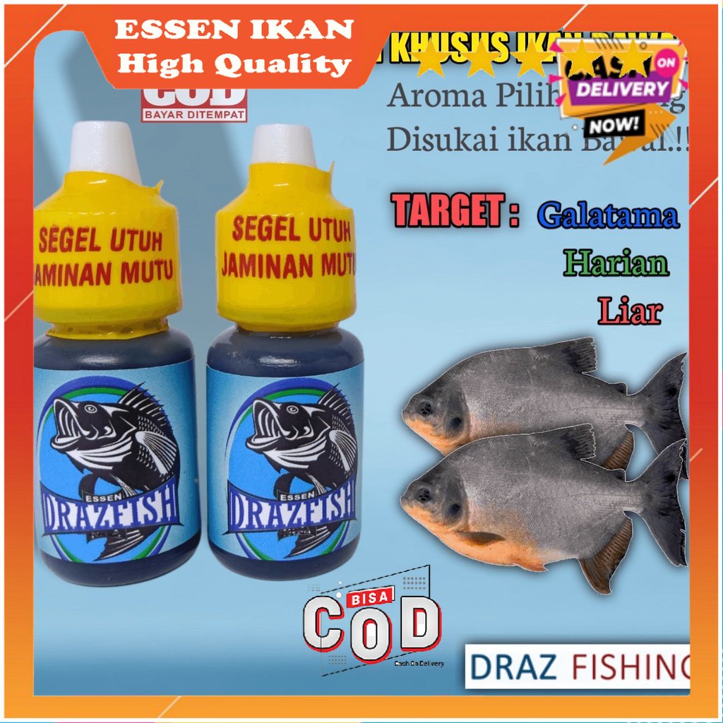 COD UMPAN IKAN Essen Ikan Bawal Galatama Dan Harian Target Babon