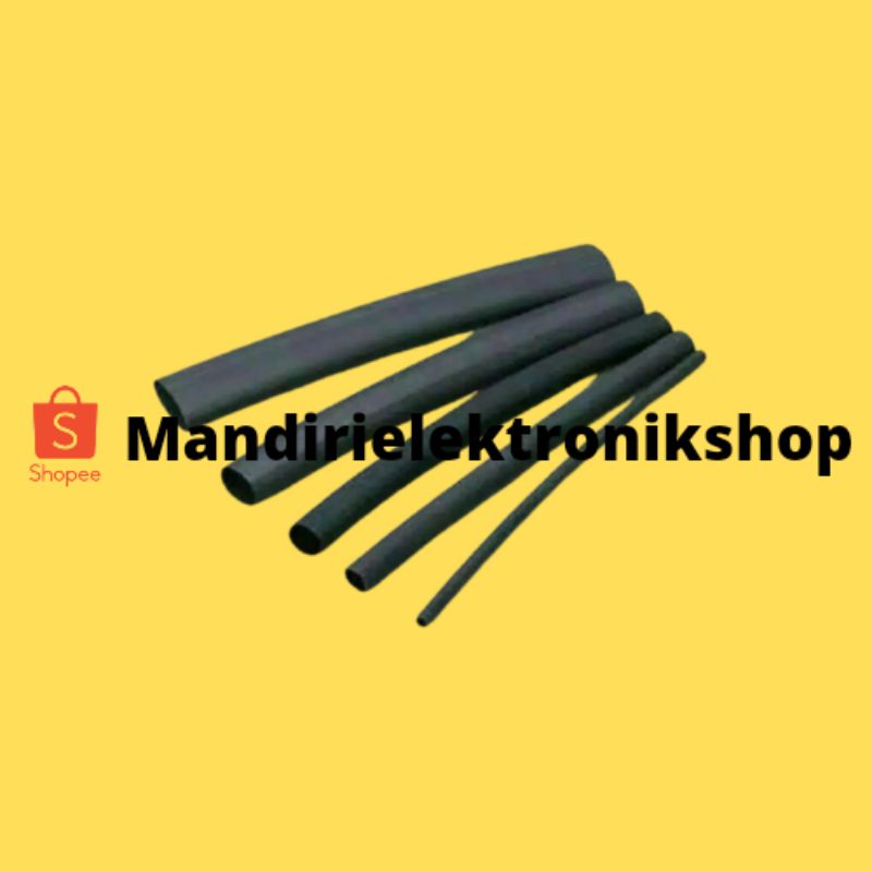 Heat Shrink / Isolasi Bakar / Selang Bakar 1 mm per meter
