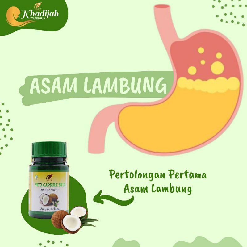 PEREDA ASAM LAMBUNG  VCO kapsul sr12